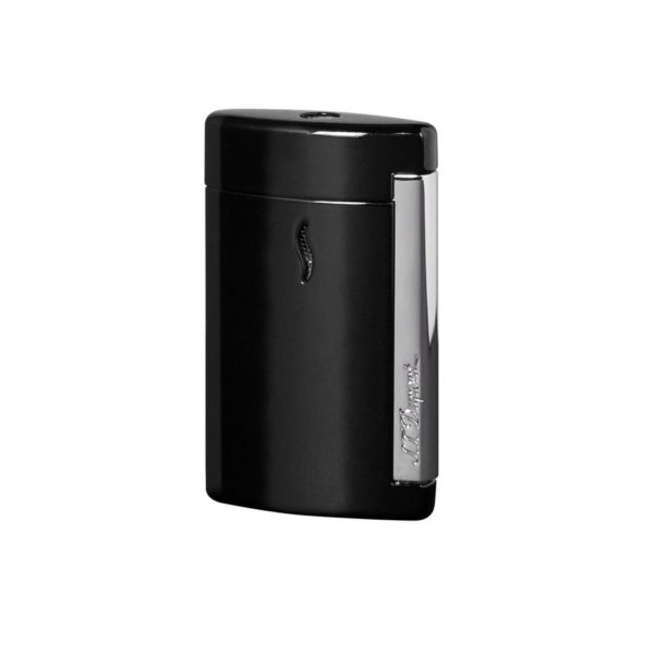 Briquet Minijet Chrome Noir