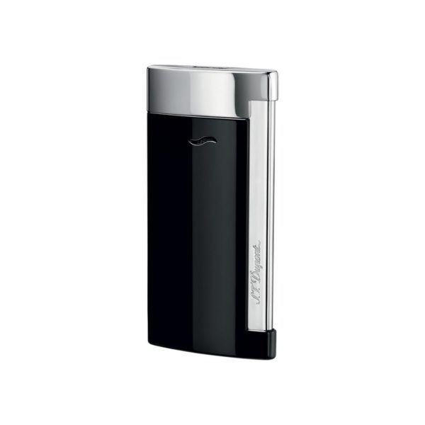 Briquet Slim  Chrome Noir