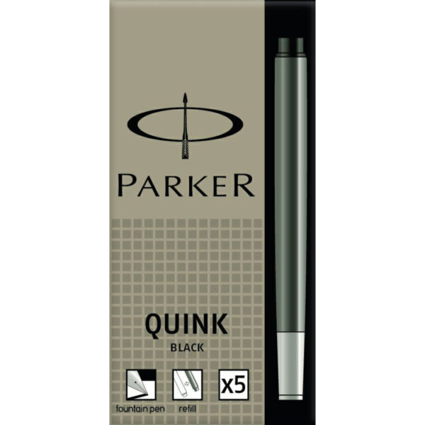 Cartouches DEncre Parker Quink Longues Noir