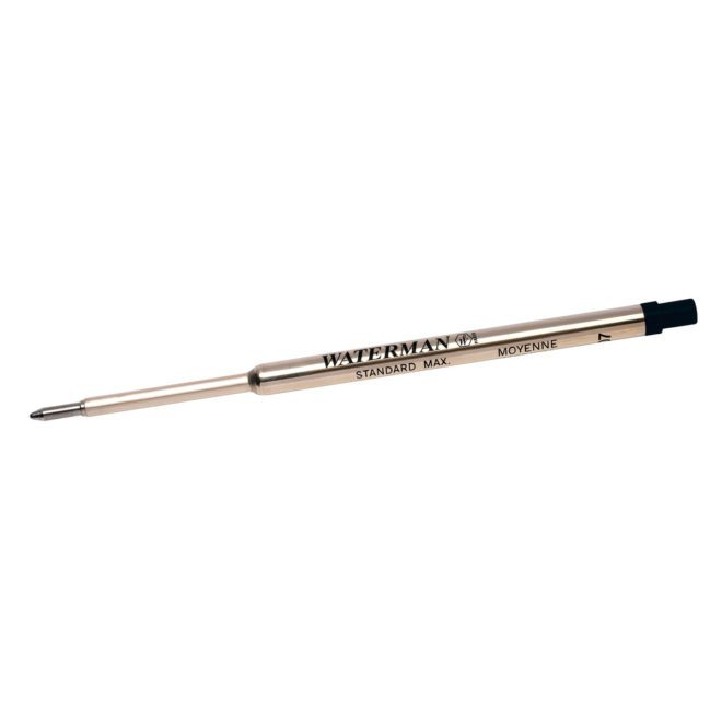 Waterman Recharge pour Roller pointe fine noir (S0112670) au meilleur prix sur