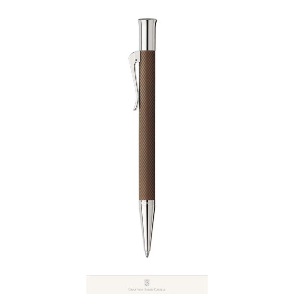 Stylo Bille Guilloche Cognac