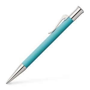 Stylo Bille Guilloche Turquoise