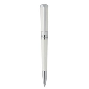 Stylo Bille Laque Naturelle Finition Palladium Blanc Nacre