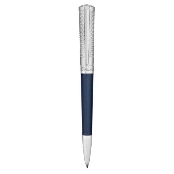 Stylo Bille Laque Naturelle Finition Palladium Bleu Nacre