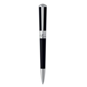 Stylo Bille Laque Naturelle Finition Palladium Noir