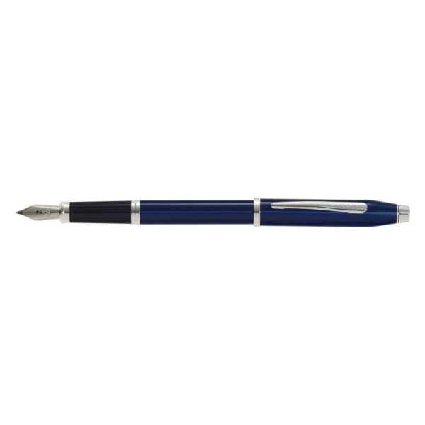 Stylo Plume Century Ii Laque Bleu Translucide