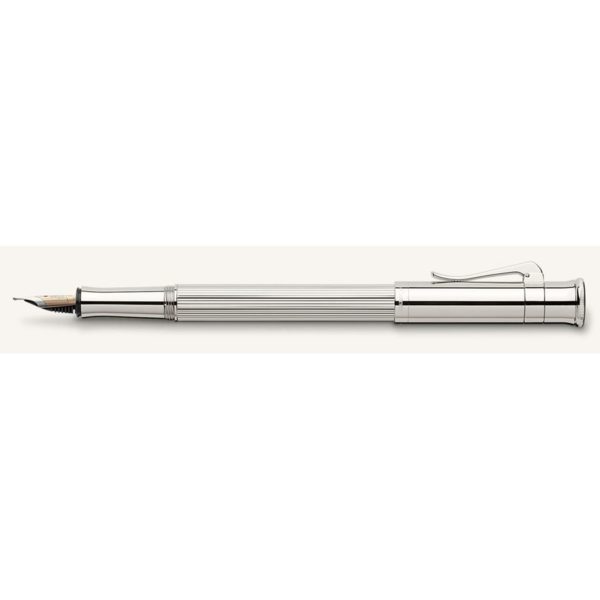 Stylo Plume Classique Plaqué Platine