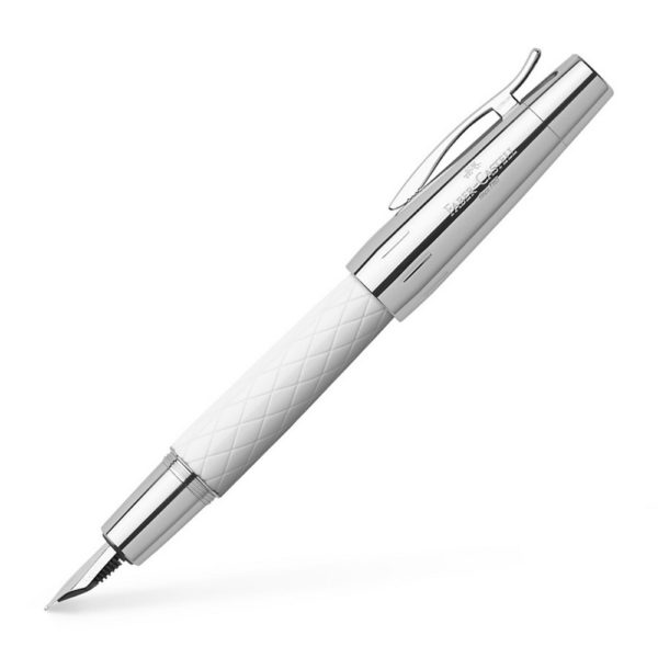 Stylo Plume E Motion Losange Blanc