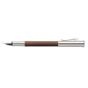 Stylo Plume Guilloche Cognac