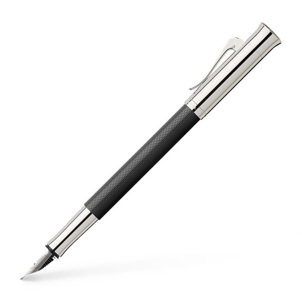 Stylo Plume Guilloche Noir