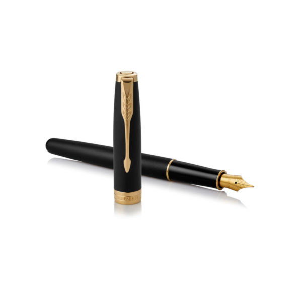 Stylo Plume Parker Sonnet Laque Noire Mat Gt