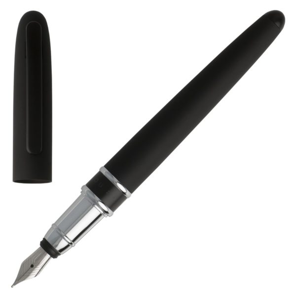 Stylo Plume Stripe Soft Noir