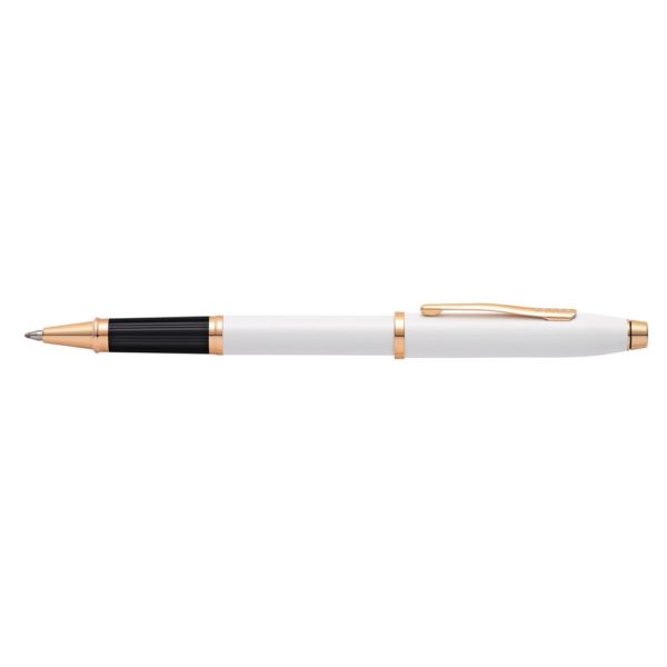 Stylo Roller Century Ii Laque Blanche Nacree