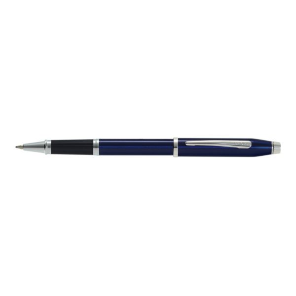 Stylo Roller Convertible Bille Century Ii Laque Bleu Translucide