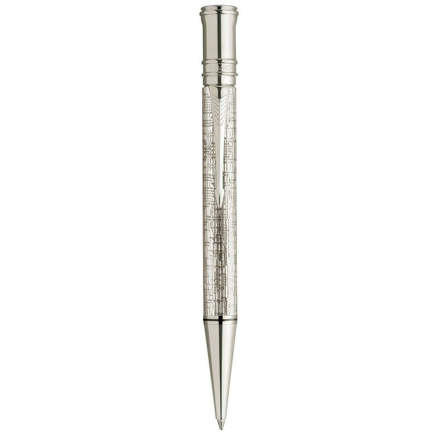 STYLO BILLE DUOFOLD ARGENT MASSIF - Stylo bille 