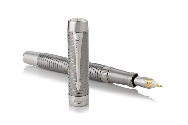 Stylo plume duofold argent