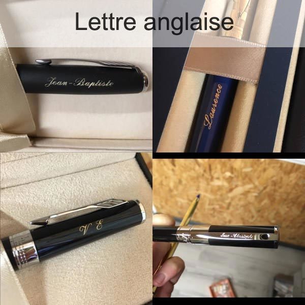 lettre anglaise gravure stylo