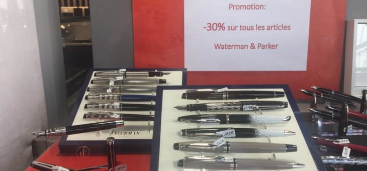 Promotion stylos Waterman & Parker été 2020