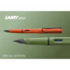 stylo plume safari orange vert