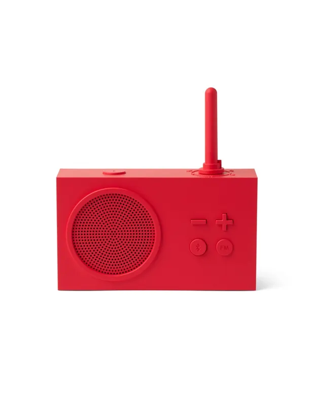 Radio Enceinte Bluetooth LEXON Tykho 3 Rouge – Image 2